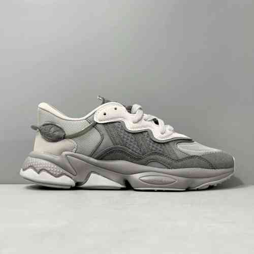 XG版本 水管2代-灰色ID9823 阿迪达斯三叶草adidas originals Ozweego 织物 防滑 低帮 运动休闲鞋 男女同款 灰