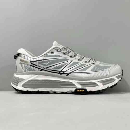 DF版本 玛法特2/银灰色1126851-SRYG HOKA ONE ONE Mafate Speed 2 轻盈透气 低帮 越野跑步鞋 男女同款 银灰色