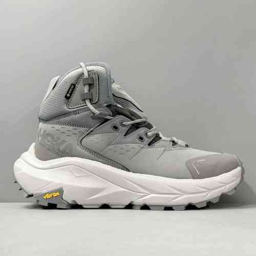 CF版本 卡哈2代高帮-灰色1130529-HMNCL HOKA ONE ONE Kaha 2 GTX 皮革 舒适 防滑耐磨防水 高帮 户外功能鞋 男女同款 灰色