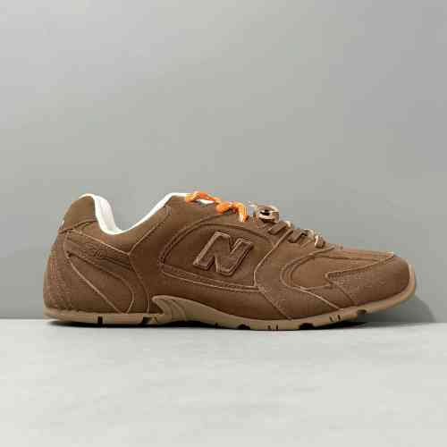 YH版本 反绒皮面-棕色 New Balance xMIU MIU缪缪 NB 530 圆头系带防滑 低帮 生活休闲鞋 男女同款