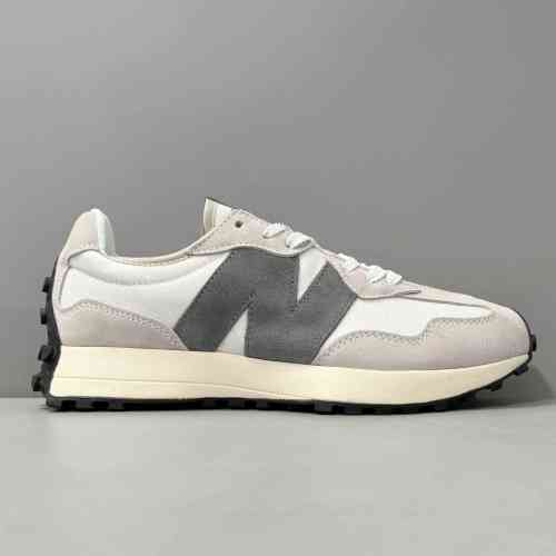 炸天版本 NB327 灰白拼色MS327WE  New Balance 327 舒适减震防滑耐磨 低帮 休闲跑步鞋