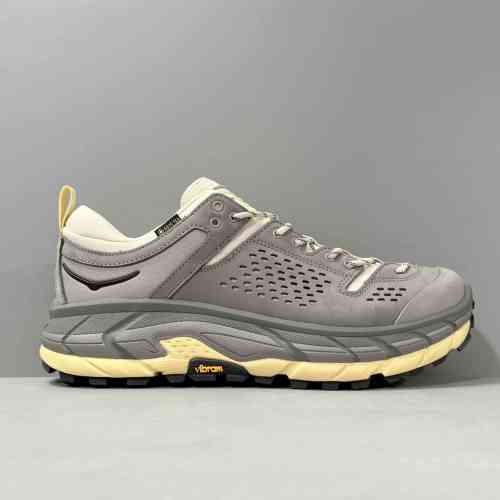 DS版本 托亚-紫灰1130310-0KP HOKA ONE ONE Tor Ultra Lo 舒适排汗 防滑耐磨 低帮 徒步鞋 男女同款 紫灰