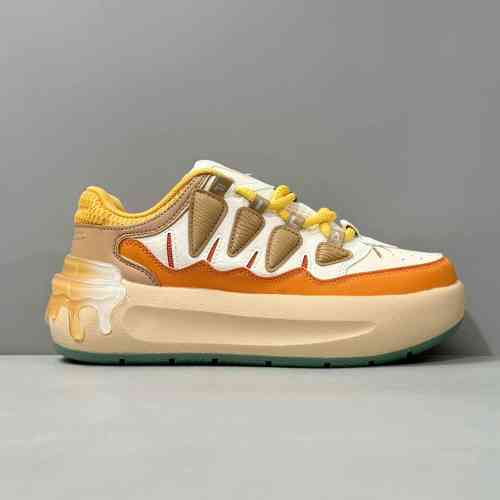 BK版本 白橙F12W431212FPD FILA斐乐 CARROT 2 萝卜鞋2.0 舒适百搭 时尚潮流 防滑耐磨 低帮 板鞋 女款 白橙