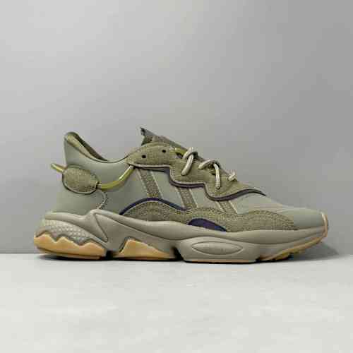XG版本 水管1代-军绿EE6461 阿迪达斯三叶草adidas originals Ozweego 舒适防滑耐磨轻便 低帮 马拉松跑步鞋 男女同款 军绿
