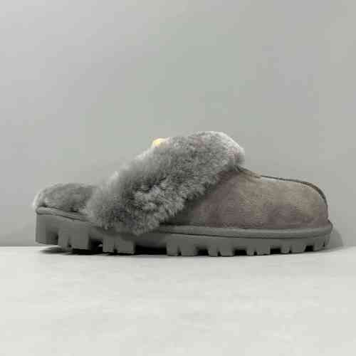 LZ版本 星拖-灰色5125-GREY UGG 简约舒适包头平跟 拖鞋/家居拖鞋