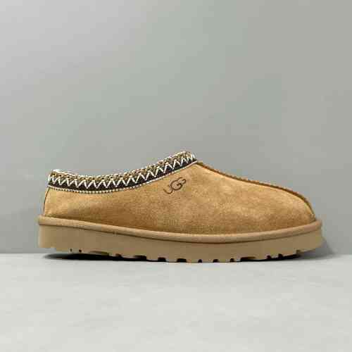 BK版本 平底一脚蹬-棕色5955-CHE UGG Tasman Slipper 加绒 低帮 运动休闲鞋 女款 棕色
