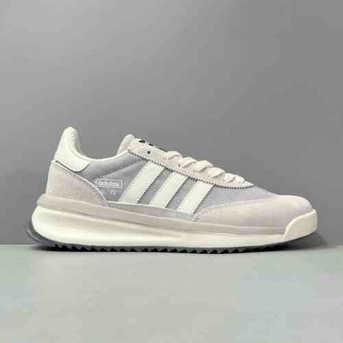 XG版本 2代-蓝灰白JI2524 阿迪达斯三叶草adidas originals SL 72 RTN舒适复古 防滑耐磨低帮 生活休闲鞋 男女同款 蓝灰白