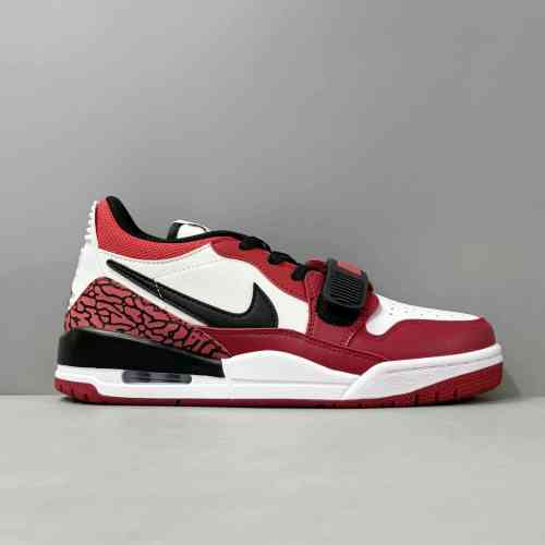 PP版本 红白黑CD7069-116 Jordan Legacy 312 Low 防滑耐磨 低帮 复古篮球鞋 GS