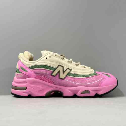 DX版本 粉灰M1000MC AIME LEON DORE xNew Balance 1000系列 耐防滑减震 低帮 跑步鞋 男款 粉灰