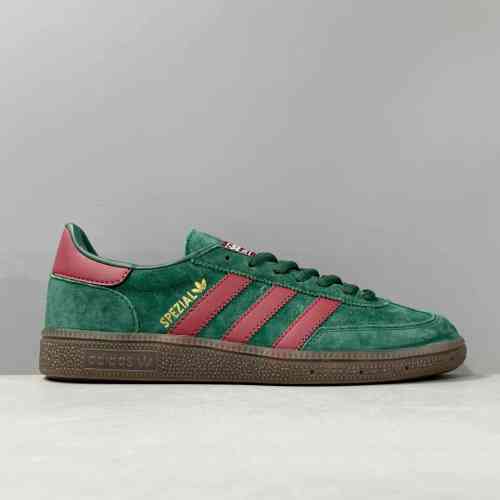 GN版本 SP绿红GX6989 阿迪达斯三叶草adidas originals Handbal Spzl 复古百搭休闲 防滑耐磨轻便 低帮 板鞋 男款 绿红