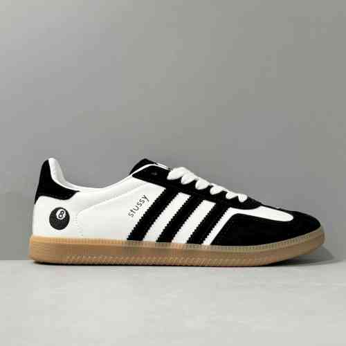 HP版本 黑8 BA2998011 阿迪达斯三叶草adidas originals SAMBA OG 皮革 舒适百搭 低帮生活休闲鞋 男女同款 绿白