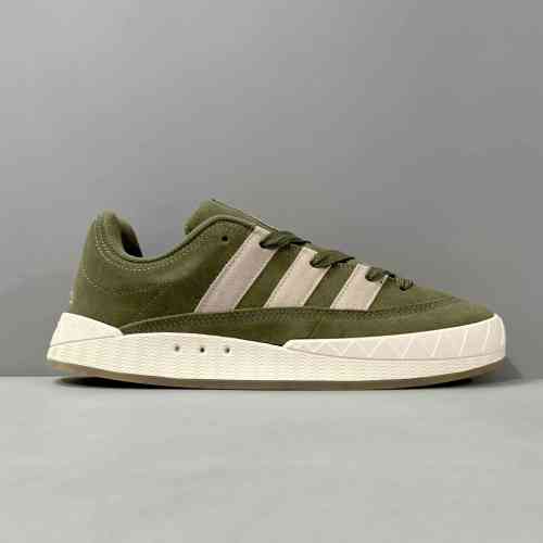 HX版本 绿灰IE9864 阿迪达斯三叶草 Adidas Originals Adimatic 复古鲨鱼面包鞋 板鞋