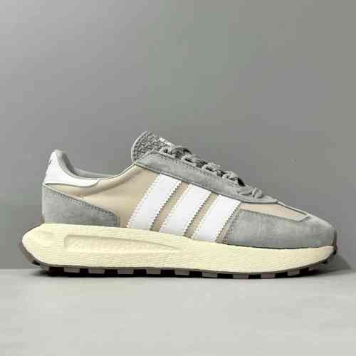 H1版本 E5-灰色Q47101 阿迪达斯三叶草adidas originals Retropy E5 复古 涤纶反毛皮织物减震防滑耐磨包裹性支撑轻便 低跑步鞋 男女同款 灰色