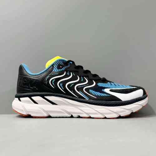 CF版本 克里夫顿LS-黑蓝1141550-BDVB HOKA ONE ONE Clifton LS 舒适轻便防滑 低帮跑步鞋 男款 黑蓝