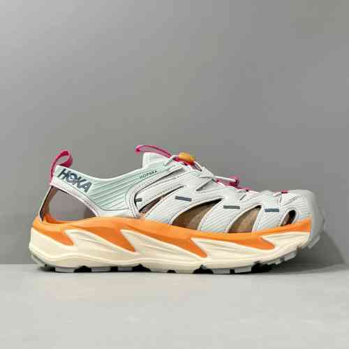 LH版本 霍帕拉1代-蓝橙1123112-IFMO HOKA ONE ONE Hopara 霍帕拉 皮革 露营徒步防滑耐磨 溯溪运动凉鞋 男女同款 蓝橙