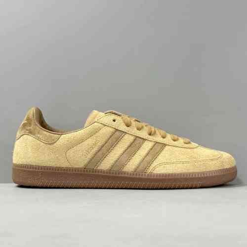 总裁版本 JJ联名小麦色ID8709 阿迪达斯三叶草 JJJJound x Adidas Originals Samba OG减震低帮板鞋 男女鞋