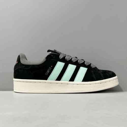 H1版本 00S黑蓝ID6249 阿迪达斯三叶草adidas originals CAMPUS 00s 耐磨透气 低帮板鞋 男女同款 黑蓝