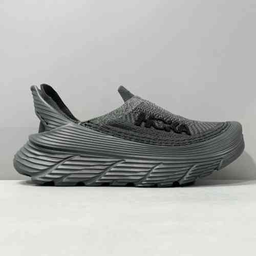 DF版本 一脚蹬-黑色1134532-BBLC HOKA NOE NOE Restore TC 舒适百搭 减震防滑 低帮 跑步鞋 男女同款