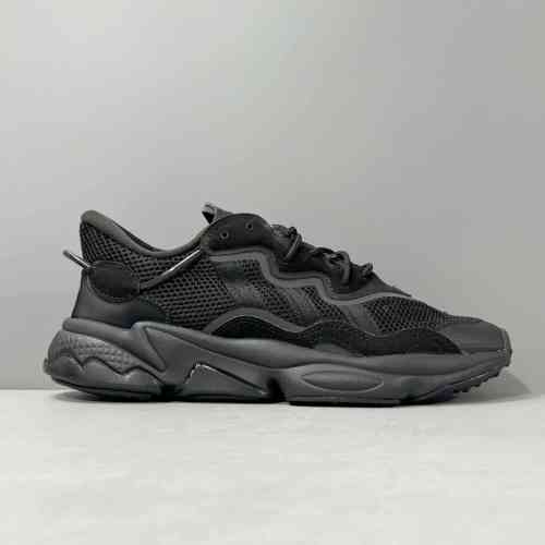 XG版本 水管1代-标准黑FZ2640 阿迪达斯三叶草adidas originals Ozweego 织物 日常 纯色 防滑耐磨轻便 低帮 生活休闲鞋 男女同款 标准黑
