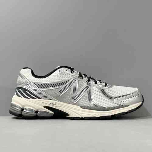 V版顶级 灰银ML860GB2 New Balance NB 860 千禧风 运动舒适 夏季 网布耐磨透气 低帮 休闲跑步鞋 男女同款