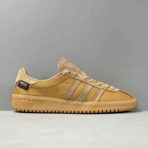 YH版本 网面棕色IG6186 阿迪达斯三叶草adidas originals Bermuda 耐磨防滑 低帮 板鞋男款 棕色