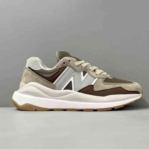 炸天版本 浅咖色M5740PCB New Balance NB 5740 复古 织物皮革减震轻便耐磨防滑 低帮 休闲跑步鞋 男女同款 浅咖色