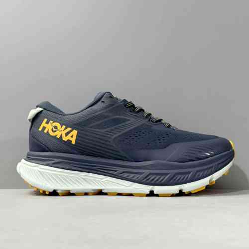LH版本 斯丁森6代-深蓝1110506-OBSF HOKA ONE ONE Stinson ATR6 舒适运动 网布织物减震防滑耐磨透气 低帮 越野跑步鞋 男款