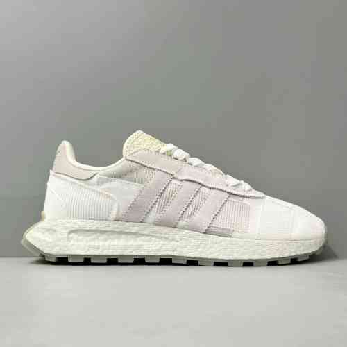 LH版本 E5-浅灰GW6186 阿迪达斯三叶草adidas originals Retropy E5 人造革 舒适运动 防滑耐磨轻便 低帮 生活休闲鞋 男女同款