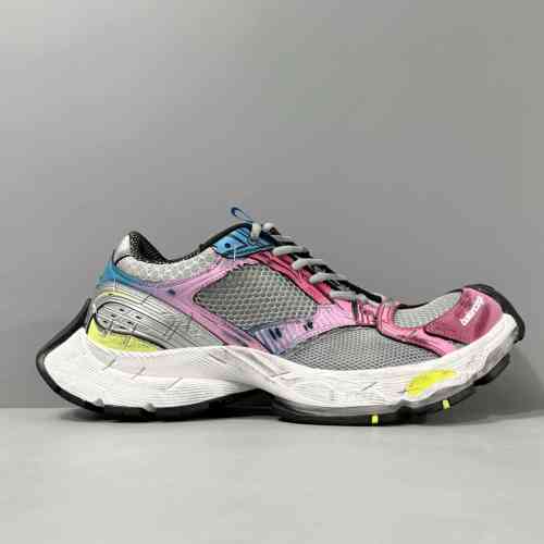 超神版本 14代/粉红蓝渐变W3ST41457 Balenciaga巴黎世家 Stapler 订书机鞋订书钉 圆头厚底 低帮 老爹鞋 女款 多色