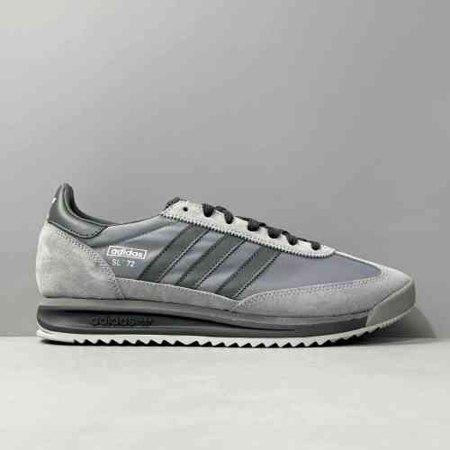 AW版本 灰色IH8018 阿迪达斯三叶草adidas originals SL 72 简约舒适 防滑耐磨 低帮生活休闲鞋 男女同款 灰色