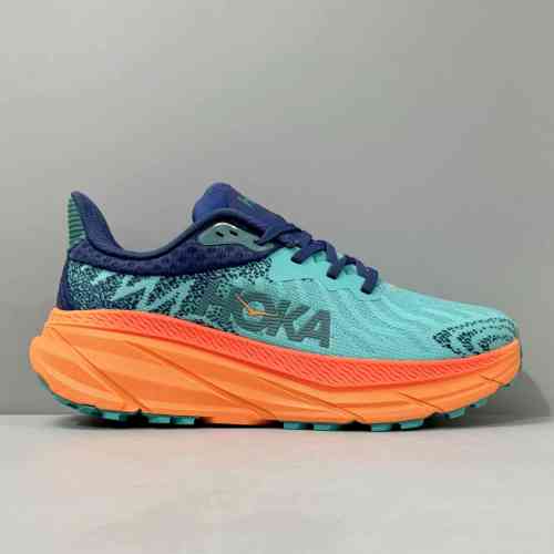 DH版本 挑战者7-蓝绿橙1134499-CVOR HOKA ONE ONE Chalenger ATR 7 舒适百搭 潮流防滑耐磨 低帮跑步鞋 男女同款 蓝绿色