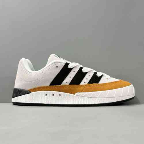 HX版本 爱心/灰橙HP9916  阿迪达斯三叶草 Human Made x Adidas Originals Adimatic 联名 复古鲨鱼面包鞋 板鞋