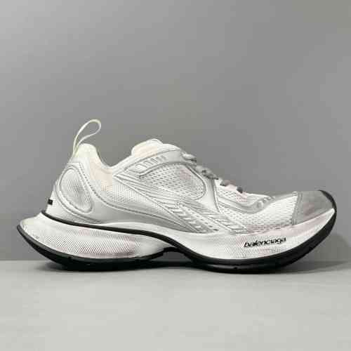 总裁版本 13代银白793944WFLGY9100 Balenciaga巴黎世家 CIRCUIT 圆头系带透气网面低帮 生活休闲鞋跑步鞋 女款 白色