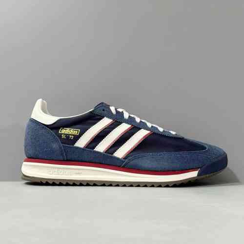 AW版本 深蓝白IH0895 阿迪达斯三叶Size x adidas originals SL 72 百搭潮流舒适 减震耐磨 低帮 生活休闲鞋 男款 蓝白