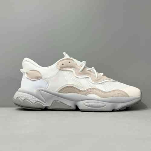 XG版本 水管1代-米灰白EE6464 阿迪达斯三叶草adidas originals Ozweego 织物 舒适时尚 减震防滑耐磨轻便 低帮 老爹鞋 男女同款 灰白