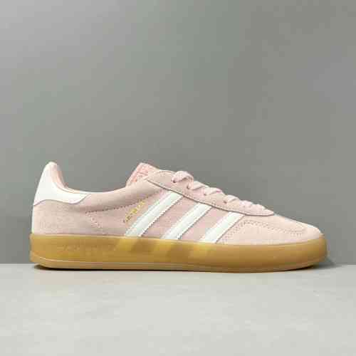 LZ版本 GZ粉色IH5484 阿迪达斯三叶草adidas originals GAZELLE INDOOR 舒适休闲 防滑轻便 低帮 板鞋 女款 粉色