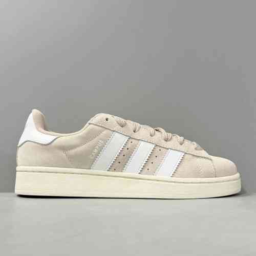 V版顶级 卡其色HP2924 阿迪达斯三叶草Adidas Originals Campus 00s 防滑耐磨轻便低帮板鞋 女款 头层麂皮