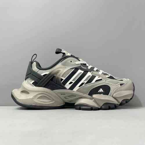 YH版本 XLG灰黑JR8078 阿迪达斯三叶草adidas XLG RUNNER DELUXE 轻便舒适防滑耐磨 低帮 休闲跑步鞋 男女同款 灰黑