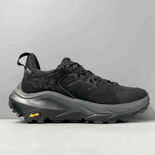 CF版本 卡哈2代-黑色1123190-BBLC HOKA ONE ONE Kaha 2 Low GTX 低帮户外功能鞋 黑色