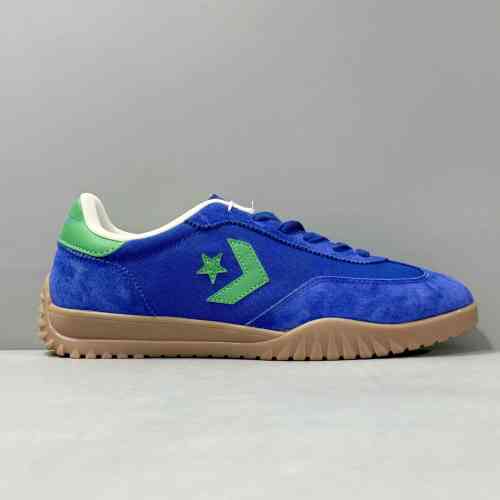 XX版本 蓝色A10372C Converse Run Star Trainer 潮流复古百搭 低帮生活休闲鞋 男女同款 蓝色