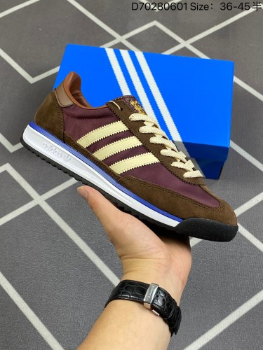 140Adidas 阿迪达斯三叶草SL 72 男女复古潮流休闲运动跑步鞋货号：IE3475
