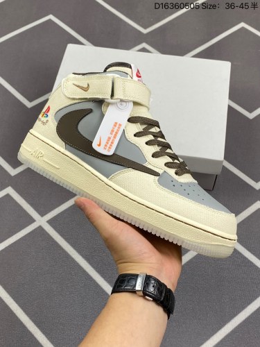 180 公司级 TS x PlayStation x Air Force 1 PS5 创意定制 三方联名 空军一号中帮休闲板鞋 原楦头原纸板 夜光大底 纯正空军版型 原厂中底钢印 拉帮完美  内置