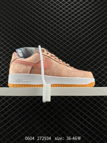 170 ✅耐克陈冠希凝结集团CLOT x ⚡藤原浩闪电Fragment Design x Nike Air Force 1 JT PremiumGame Black 空军一号经典低帮百搭休闲运动板鞋“