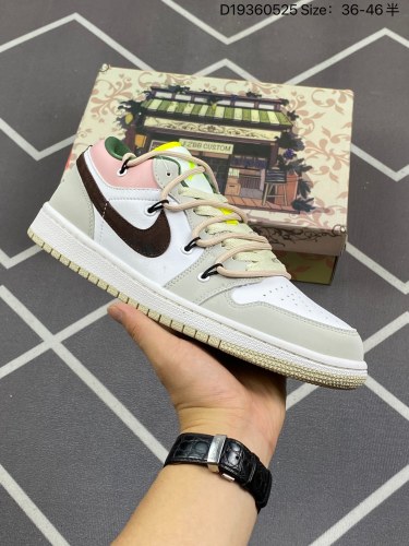 180耐克 Nike Air Jordan1 Low AJ1乔丹一代 解构绑带低帮经典复古文化休闲运动篮球鞋原鞋开模 拒绝公底 购置原厂同步原材料 都有细节还原98%原汁原味忠于原版  货号：FD