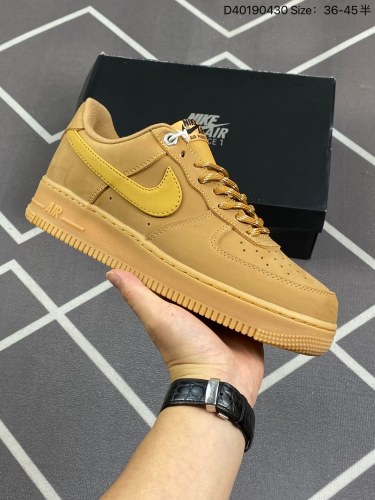 95 ✅Nike Air Force1 Low AF1 经典款小麦色空军一号低帮休闲板鞋 CJ9179-200。Nike继续推出小麦色AF1 以高帮款与低帮款的方式呈现 小麦色牛巴革打造鞋面 生胶