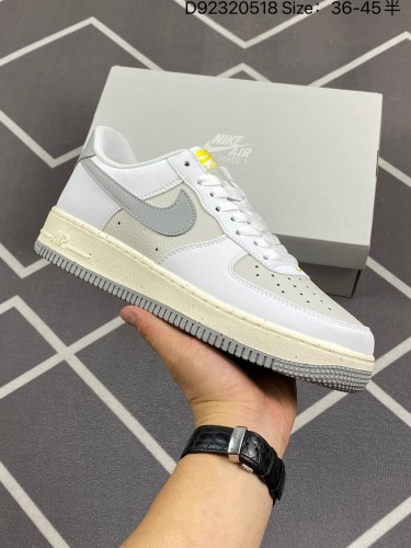 160公司级✅Nike Air Force1 全新配色#原楦头原纸板  打造纯正空军版型#专注外贸渠道  全掌内置蜂窝气垫 #原盒配件 原厂中底钢印、拉帮完美  货号：FQ4296-101尺码