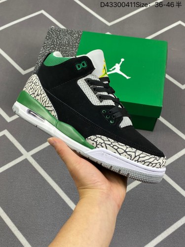 150公司级✅Air Jordan 3 Retro ”Hide and Sneak“ 白灰棕 AJ3 乔丹3代 aj3 乔3 白灰棕 乔丹篮球鞋系列 该款以白色搭配灰棕细节，辅以标志性的爆裂纹元素