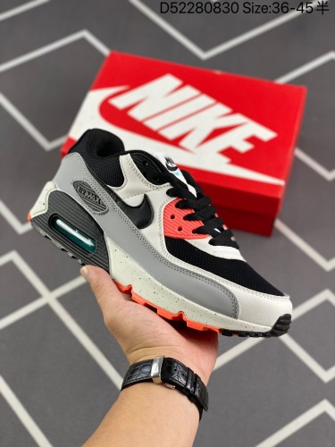 140公司级✅NIke AirMax90耐克运动小气垫，日常运动鞋融合经典设计线条和丰富材质，沿袭元年款经典元素，焕新演绎出众外观，整体视觉表现活力满载，上脚效果满分！货号：DD8029 尺码：3