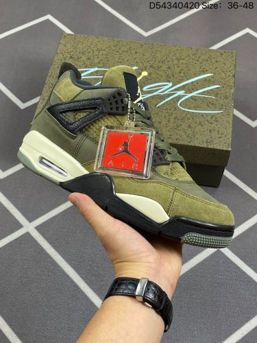 170✅耐克Nike Air Jordan 4 Retro”Bred Reimagined“迈克尔·乔丹AJ4代中帮复古休闲运动文化篮球鞋“皮革版黑红公牛FB9927-200IDD54340420