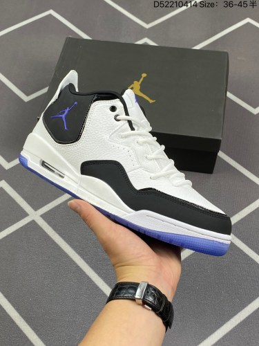 合集105乔丹Air Jordan Courtside 23迈克尔·乔丹AJ3代简版中帮复古休闲运动文化篮球鞋“翻毛浅棕沙灰” 货号：AT0057-200编码：D52210414 Size36～4